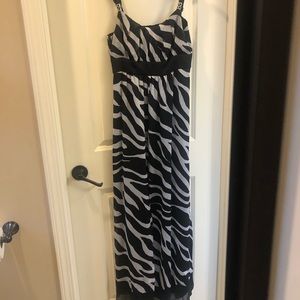 White House Black Market sleeveless maxi dress, size 4.